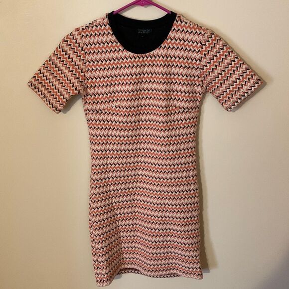 TopShop Chevron Bodycon Dress - Picture 1 of 6